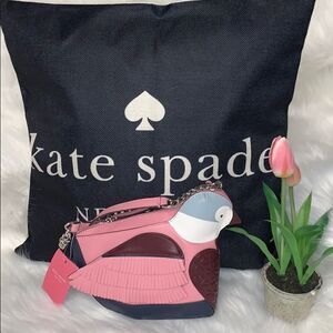 AUTHENTIC KATE SPADE LOVE BIRDS PINK MULTI COLOR CROSSBODY BAG